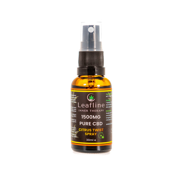 CBD Leafline 1500mg - 2500mg CBD MCT Oil Spray - 30ml