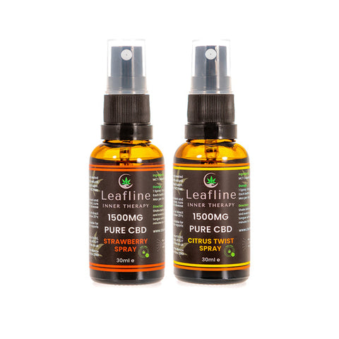 CBD Leafline 1500mg - 2500mg CBD MCT Oil Spray - 30ml