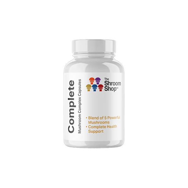 The Shroom Shop Complete Mushroom Complex 750mg Capsules - 150 Caps - CBD Shack