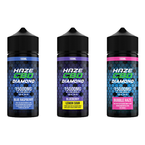 Haze CBD Diamond 15000mg Vaping Liquid 100ml