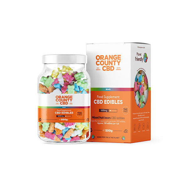 Broad Spectrum CBD Gummies by Orange County | 1600mg CBD | 6 Flavours!