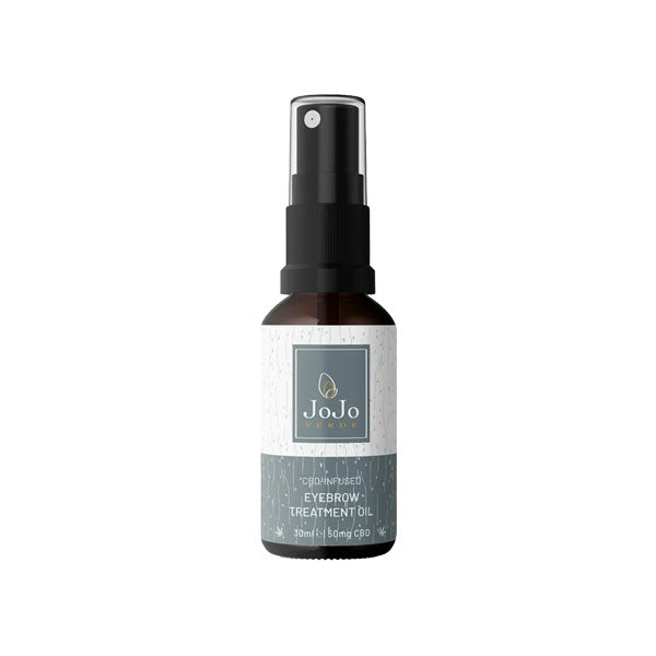 CBD Eyebrow Treatment Oil by JoJo Verde - 50mg CBD - Jojoba and Argan - 30ml