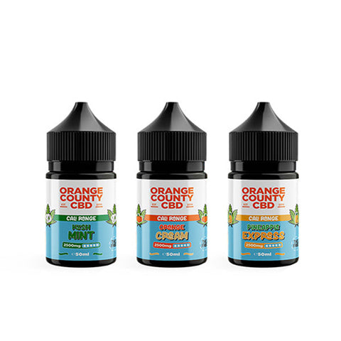 Orange County CBD Cali Range 1500mg Vaping Liquid (60VG/40PG)