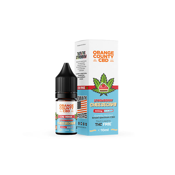 Orange County CBD Cali Range 300mg Vaping Liquid (60VG/40PG)