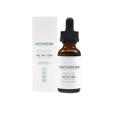 Naturecan 3000mg - 12000mg CBD Broad Spectrum MCT Oil - 30ml