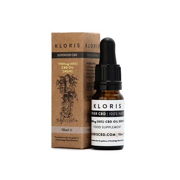 Kloris 500mg - 1000mg CBD Oil Drops - 10ml