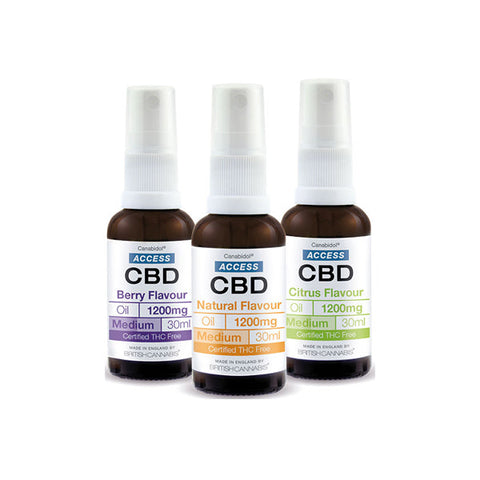 CBD Oil Spray by Access CBD | 600mg-4800mg Broad Spectrum CBD | 30ml