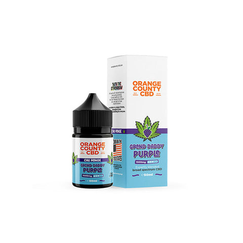 Orange County CBD Cali Range 1500mg Vaping Liquid (60VG/40PG)