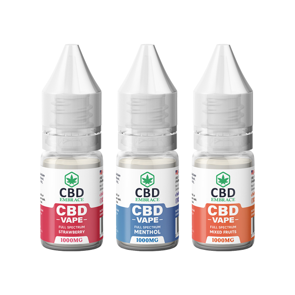 CBD Embrace 1000mg Vaping liquid - 10ml