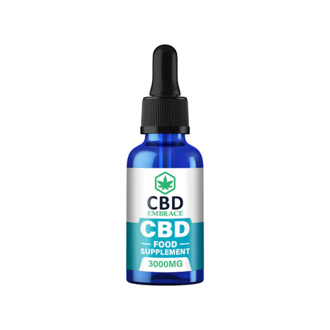 CBD Embrace 2000mg - 4000mg Full Spectrum CBD Food Supplement - 30ml