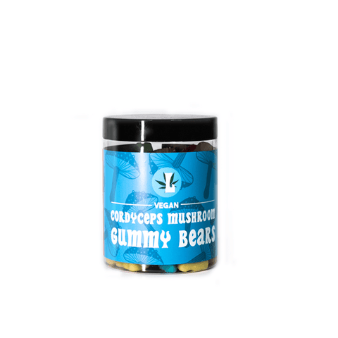 Loxa Cordyceps Vegan Mushroom Gummy Bears 8000mg - 400g Tub - CBD Shack