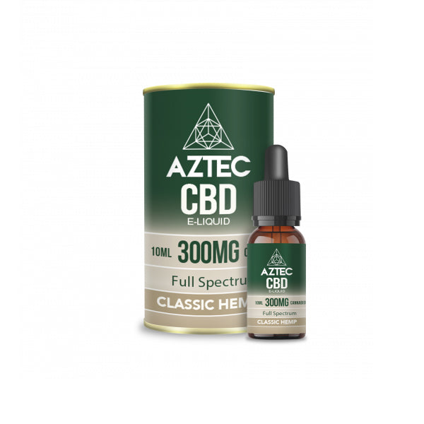 Aztec CBD 100mg - 1000mg CBD Vaping Liquid 10ml (50PG/50VG)