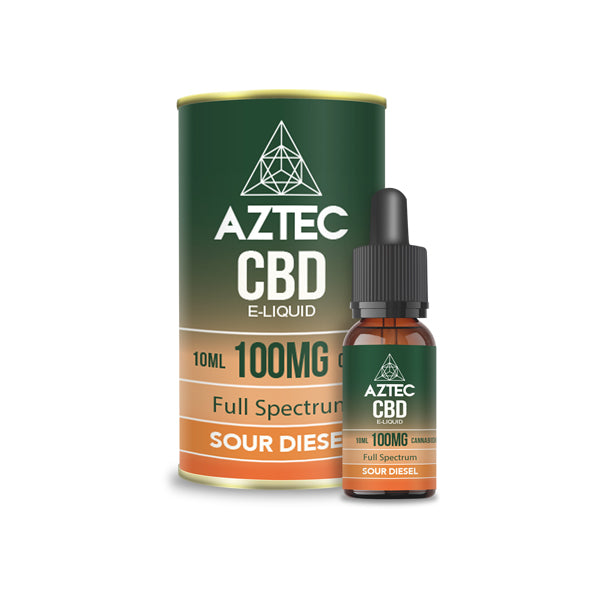 Aztec CBD 100mg - 1000mg CBD Vaping Liquid 10ml (50PG/50VG)