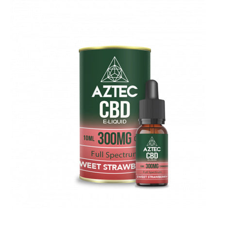 Aztec CBD 100mg - 1000mg CBD Vaping Liquid 10ml (50PG/50VG)