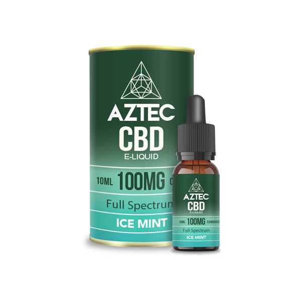 Aztec CBD 100mg - 1000mg CBD Vaping Liquid 10ml (50PG/50VG)