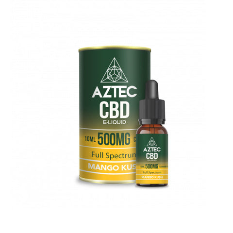 Aztec CBD 100mg - 1000mg CBD Vaping Liquid 10ml (50PG/50VG)