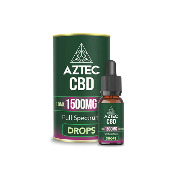 Aztec CBD Full Spectrum Hemp Oil 300mg - 4000mg CBD 10ml