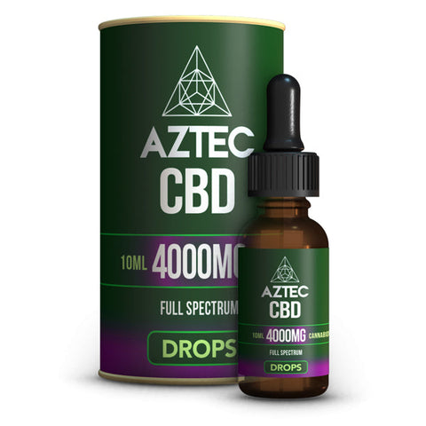 Aztec CBD Full Spectrum Hemp Oil 300mg - 4000mg CBD 10ml