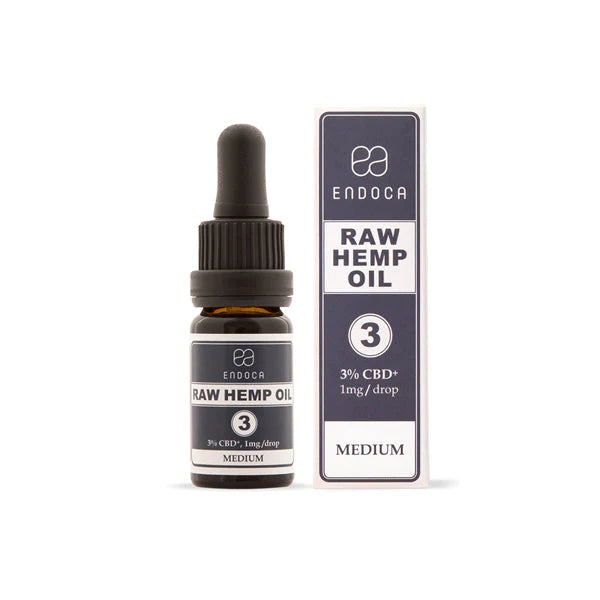 Endoca 300mg - 1500 CBD or CBD/CBDa Hemp Oil Drops - 10ml