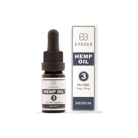 Endoca 300mg - 1500 CBD or CBD/CBDa Hemp Oil Drops - 10ml