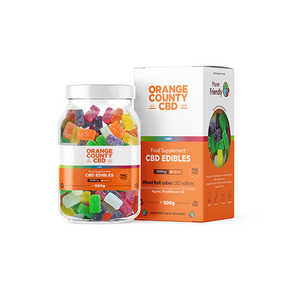 Broad Spectrum CBD Gummies by Orange County | 1600mg CBD | 6 Flavours!