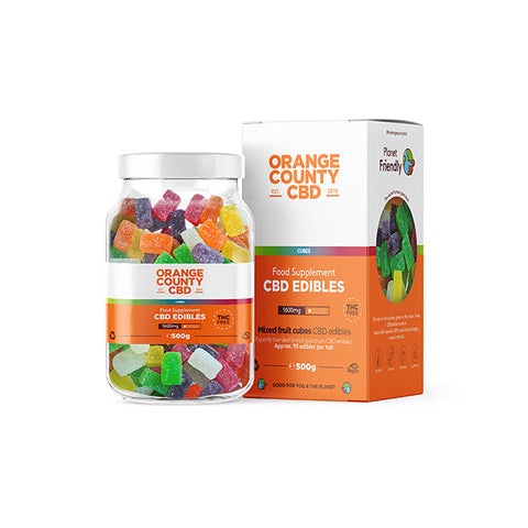 Broad Spectrum CBD Gummies by Orange County | 1600mg CBD | 6 Flavours!