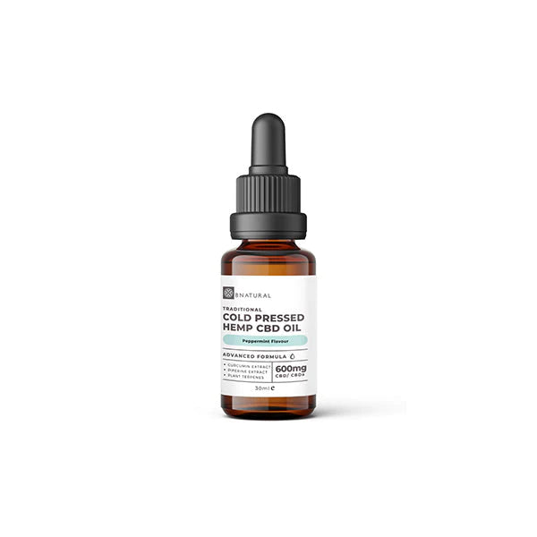 Bnatural Raw Cold Pressed 600mg CBD Hemp Oil