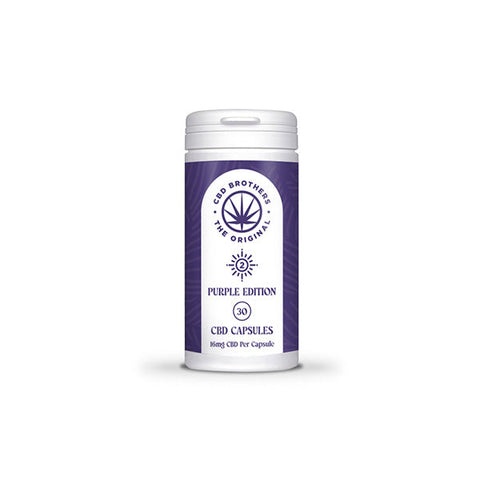 CBD Brothers Purple Edition 240mg - 1875mg CBD/CBDA Vegan Capsules - 30 Caps