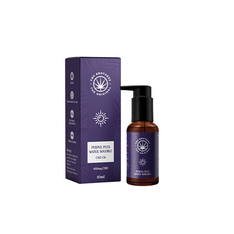 Water Soluble CBD Oil by CBD Brothers Purple Plus - 400mg - 10ml