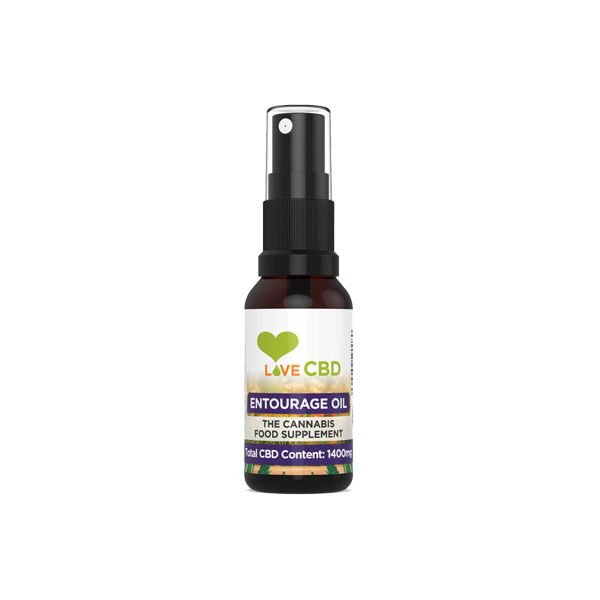 Love CBD 800mg - 2000mg Entourage CBD Oil Spray - 20ml