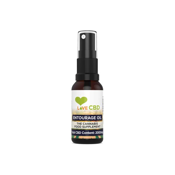 Love CBD 800mg - 2000mg Entourage CBD Oil Spray - 20ml