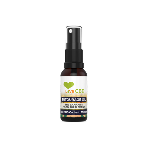 Love CBD 800mg - 2000mg Entourage CBD Oil Spray - 20ml