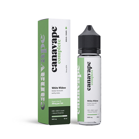 Canavape 1800mg Full-Spectrum CBD + CBG Vaping Liquid 50ml (30VG/70PG)