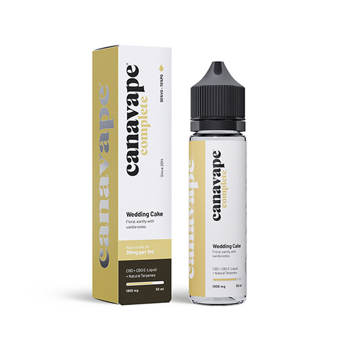 Canavape 1800mg Full-Spectrum CBD + CBG Vaping Liquid 50ml (30VG/70PG)