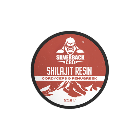 Silverback CBD Cordyceps + Fenugreek Infused Shilajit Resin 25g - CBD Shack
