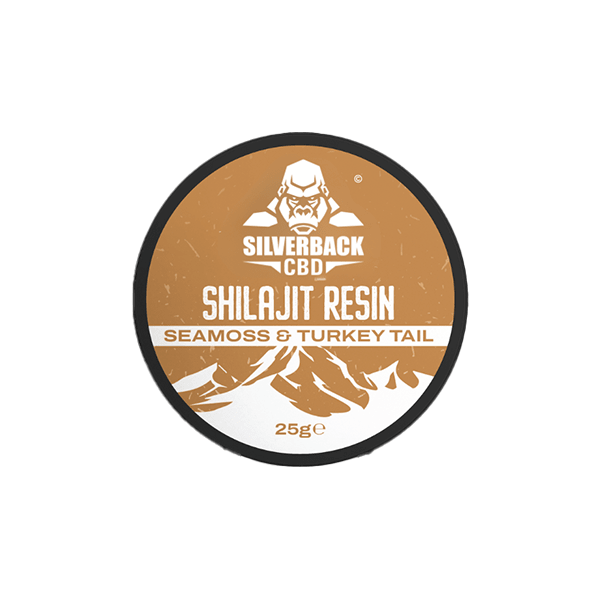 Silverback CBD Seamoss & Turkey Tail Infused Shilajit Resin 25g - CBD Shack