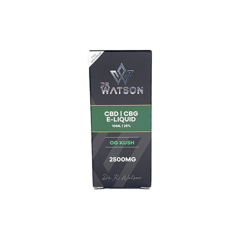 Dr Watson 2500mg CBD Vaping Liquid - 10ml