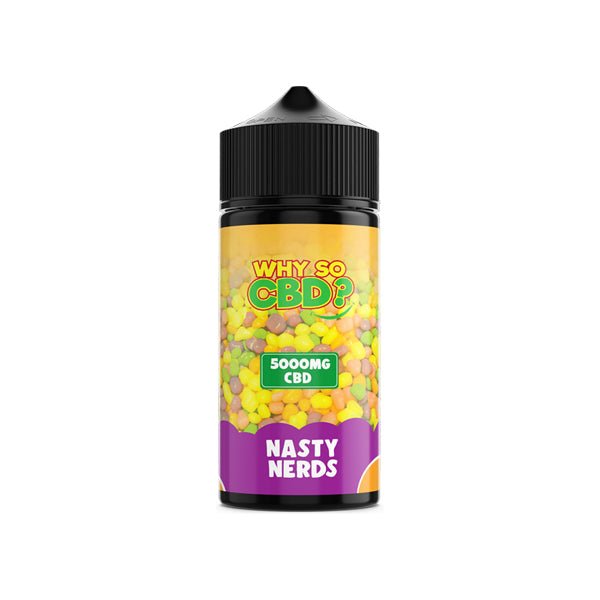 Why So CBD? 5000mg Full Spectrum CBD E - liquid 120ml - CBD Shack