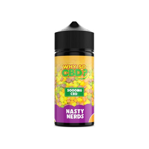 Why So CBD? 5000mg Full Spectrum CBD E - liquid 120ml - CBD Shack