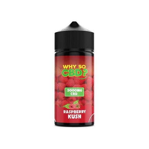 Why So CBD? 5000mg Full Spectrum CBD E - liquid 120ml - CBD Shack
