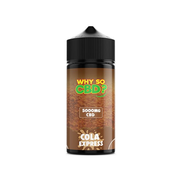 Why So CBD? 5000mg Full Spectrum CBD E - liquid 120ml - CBD Shack