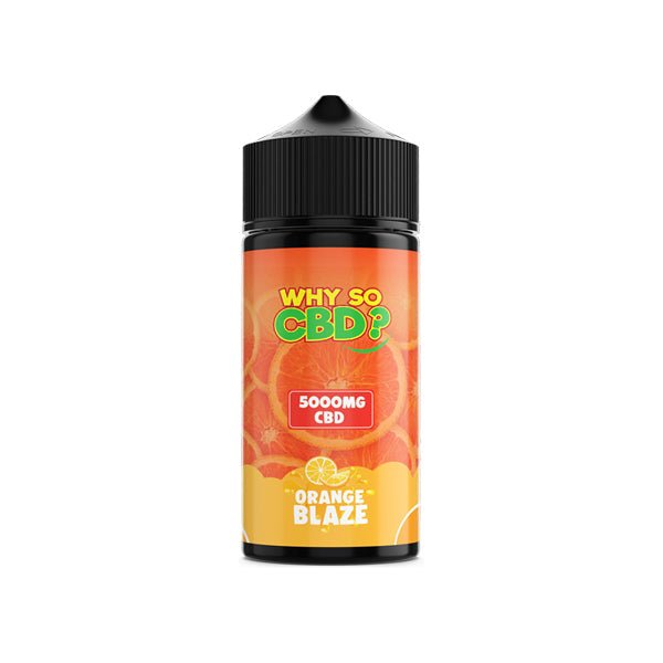 Why So CBD? 5000mg Full Spectrum CBD E - liquid 120ml - CBD Shack