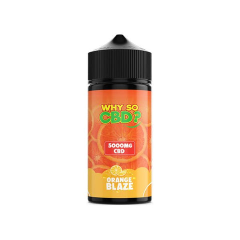 Why So CBD? 5000mg Full Spectrum CBD E - liquid 120ml - CBD Shack