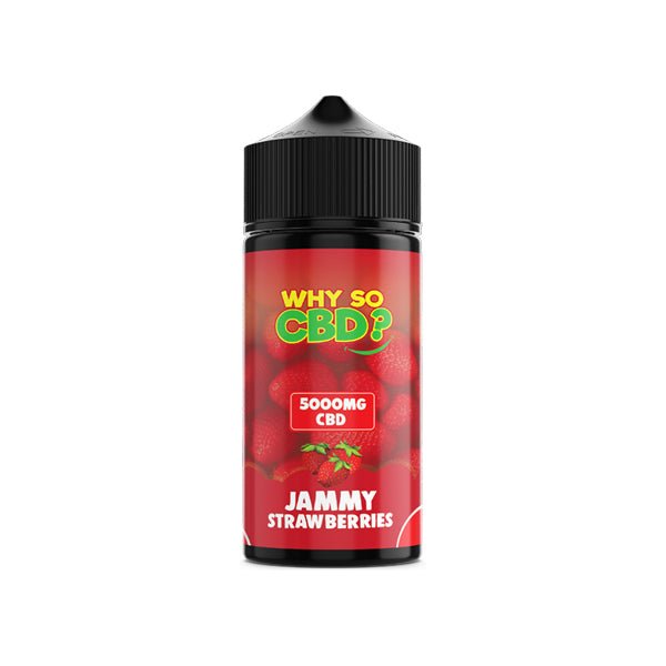 Why So CBD? 5000mg Full Spectrum CBD E - liquid 120ml - CBD Shack