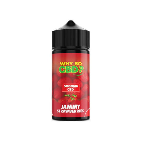 Why So CBD? 5000mg Full Spectrum CBD E - liquid 120ml - CBD Shack