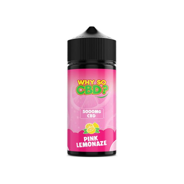Why So CBD? 5000mg Full Spectrum CBD E - liquid 120ml - CBD Shack