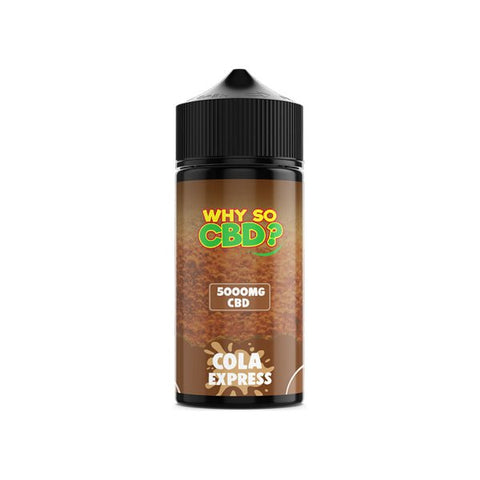 Why So CBD? 5000mg Full Spectrum CBD E - liquid 120ml - CBD Shack