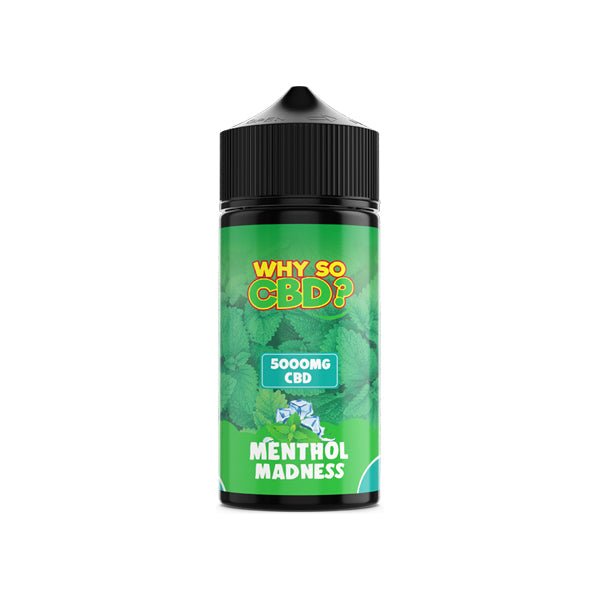 Why So CBD? 5000mg Full Spectrum CBD E - liquid 120ml - CBD Shack