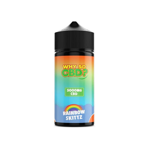 Why So CBD? 5000mg Full Spectrum CBD E - liquid 120ml - CBD Shack