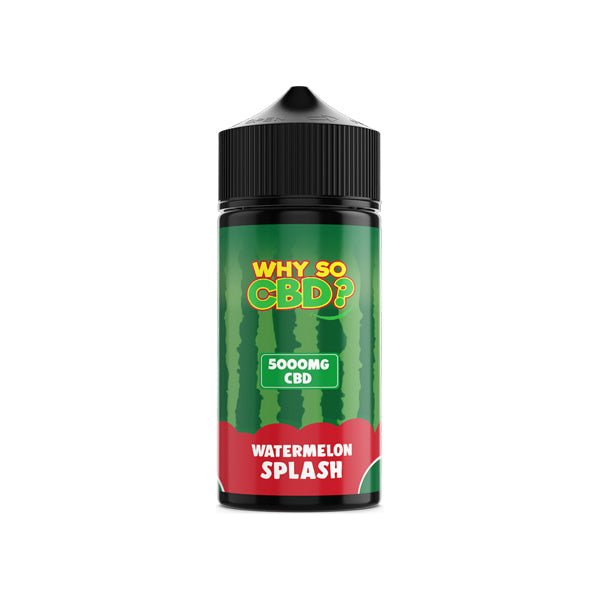 Why So CBD? 5000mg Full Spectrum CBD E - liquid 120ml - CBD Shack
